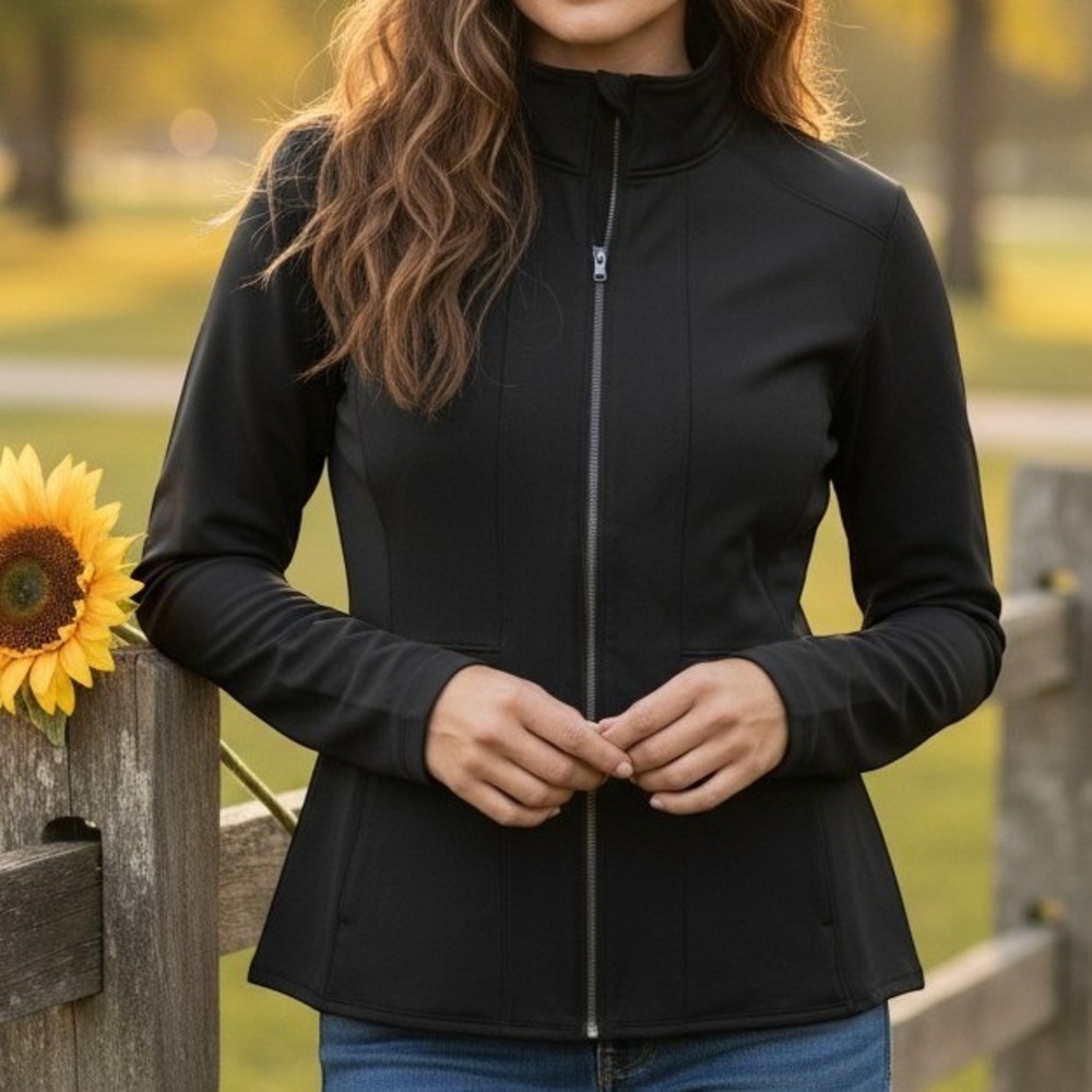 CALIA (Jacket) (XXL) [Black] [EXCELLENT] Full Zip Active Performance Layer